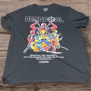 Deadpool and Wolverine Design Marvel Shirt Men’s Size 2X
